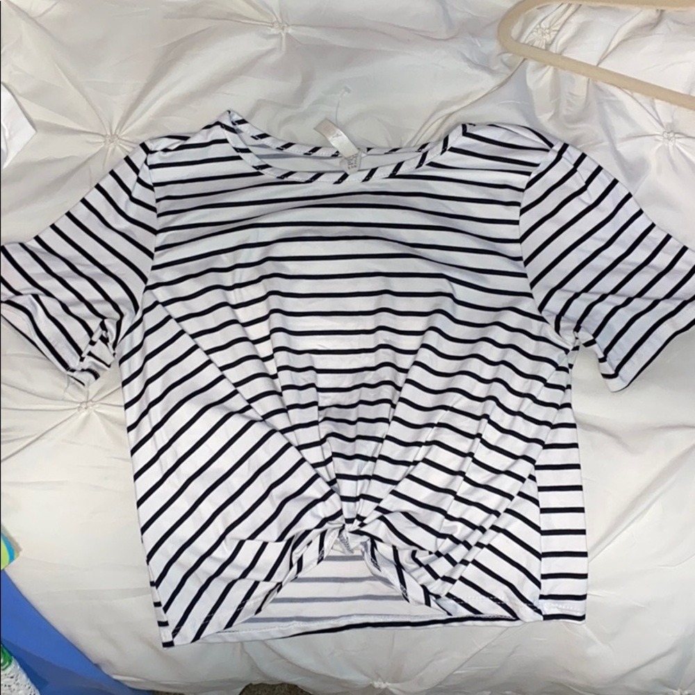 Striped cop top